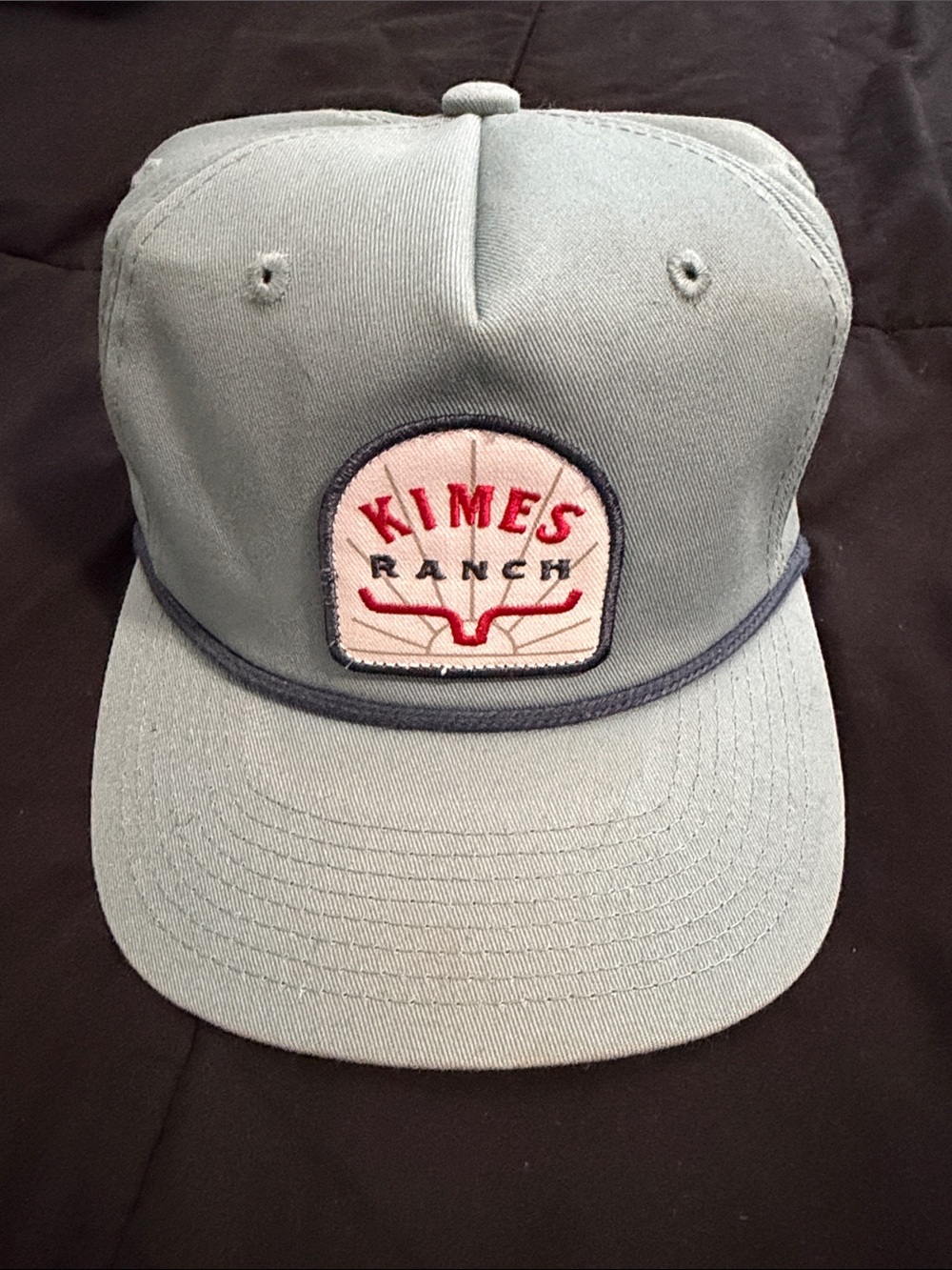 Kimes Ranch Light Blue Logo Patch Cap